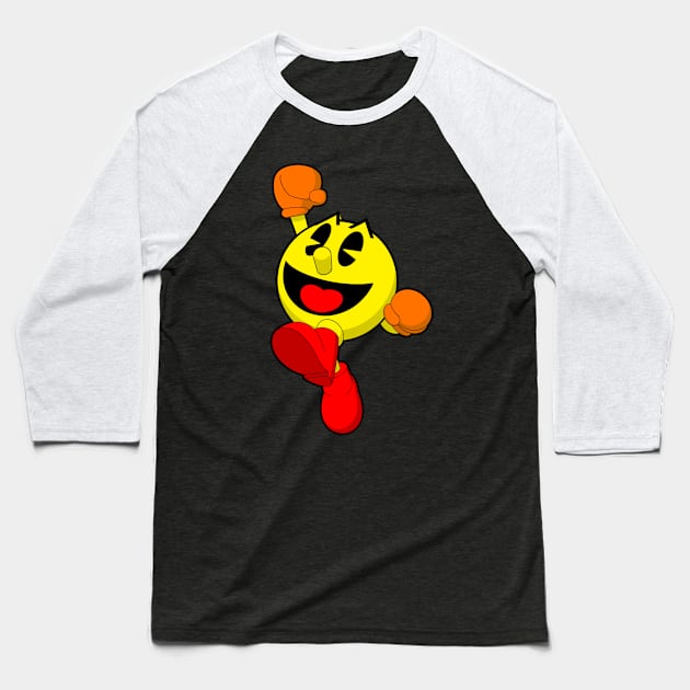 Pac Man Baseball T-Shirt by Eighties Wild Child